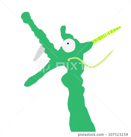 Pop dragon illustration material (dragon) 107523239