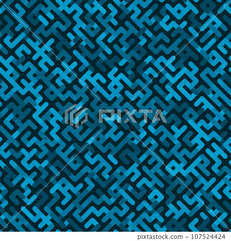 Minimalistic vector background. Trendy seamless Denim Blue shapes pattern Minimalistic vector background. Trendy seamless Denim Blue shapes pattern 107524424