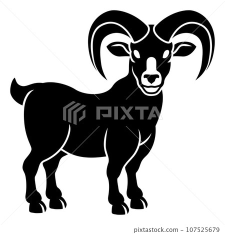 Ram Goat Chinese Zodiac Horoscope Animal Year Sign 107525679
