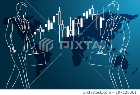Trading background, wallpaper. Financial candlestick chart, support and resistance level chart. Charts for Forex trading Trading background, wallpaper. Financial candlestick chart, support and resistance level chart. Charts for Forex trading 107526361