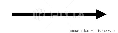 Black arrow pointing right. Arrow shape element. Vector Black arrow pointing right. Arrow shape element. Vector 107526918