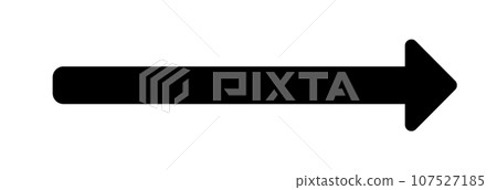 Black arrow pointing right. Arrow shape element. Vector Black arrow pointing right. Arrow shape element. Vector 107527185