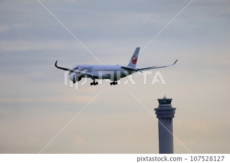 Takeoff and landing of an airliner 107528127