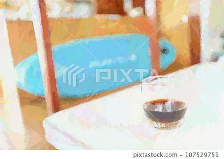 Take a break at a cafe by the sea Take a break at a cafe by the sea 107529751
