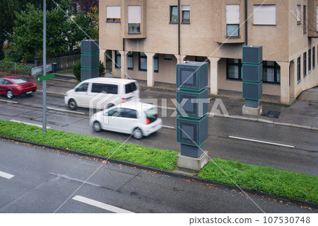 city traffic air pollution measurement Heilbronn Germany city traffic air pollution measurement Heilbronn Germany 107530748