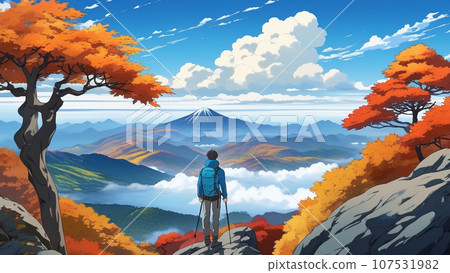 秋天徒步旅行 107531982