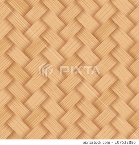 Bamboo woven pattern 107532886
