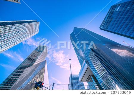 日本東京城市景觀今天開業的虎之門之丘車站塔（虎之門之丘車站）景觀等 = 10 月 6 日 107533649