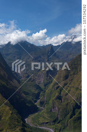 Cirque of Mafate in Reunion Island Cirque of Mafate in Reunion Island 107534292