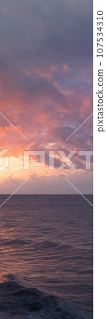 Sunset in Reunion Island 107534310