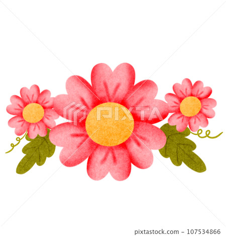 Beautiful flowers, grouped flowers 107534866