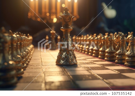 Chess game battle leader. Win move. Generate Ai Chess game battle leader. Win move. Generate Ai 107535142