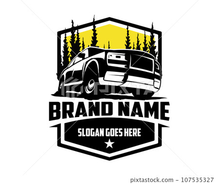 Rolls-Royce ghost car silhouette logo concept emblem isolated Rolls-Royce ghost car silhouette logo concept emblem isolated 107535327