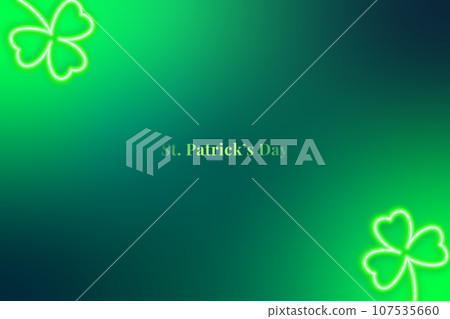 Happy Saint Patricks Day banner. 107535660