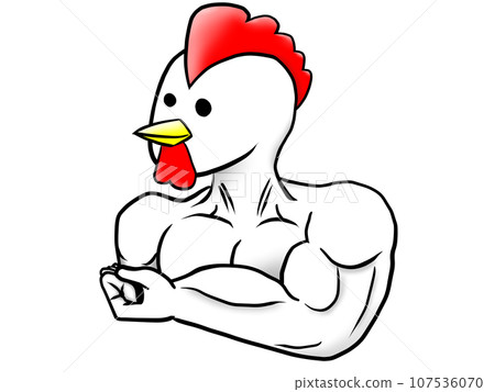 Macho chicken _ facing left 107536070
