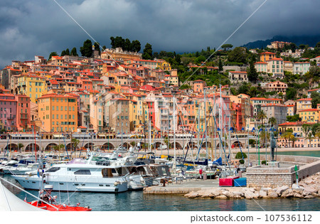 Menton, French Riviera, France 107536112