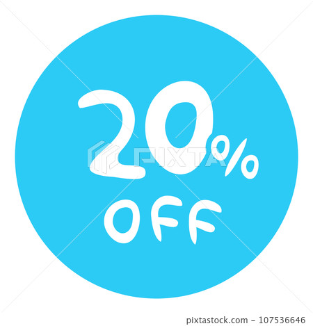 20% OFF sale icon 20% OFF sale icon 107536646