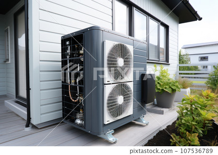Outdoor unit of air source heat pump Outdoor unit of air source heat pump 107536789