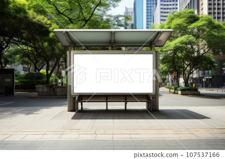 Empty billboard for advertising Empty billboard for advertising 107537166