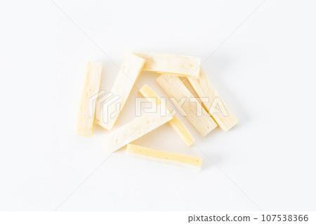 Cheese cod white background 107538366