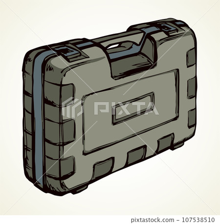 Suitcase for tools. Vector drawing 107538510