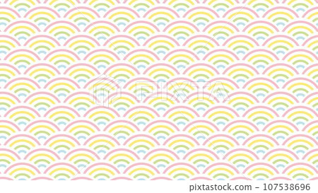 Colorful Japanese pattern pattern Colorful Japanese pattern pattern 107538696