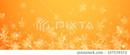 Christmas background of snowflakes 107539353