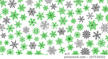 Christmas background of snowflakes 107539382