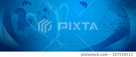 Abstract soccer background 107539513