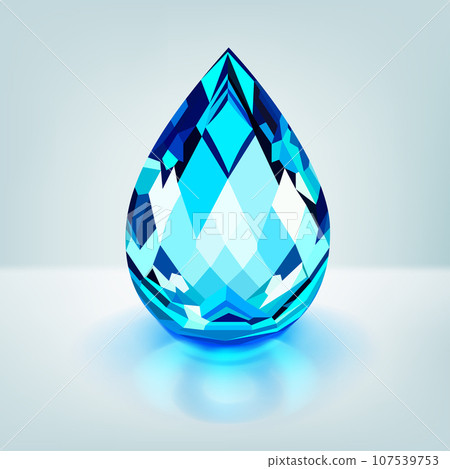 One big crystal drop One big crystal drop 107539753