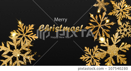 Background of shiny snowflakes Background of shiny snowflakes 107540280