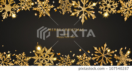 Background of shiny snowflakes Background of shiny snowflakes 107540287