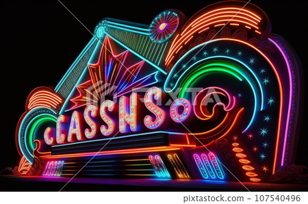 霓虹燈數位藝術 107540496