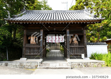 [Kanonji City, Shikoku 88 Pilgrimages, Sanuki, 68th temple "Kamiein", 69th temple "Kannonji" Niomon] 107540629