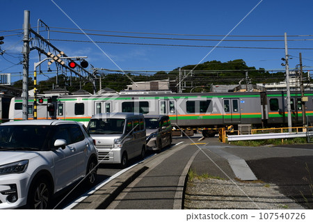 東海道線鎌倉（電子貨幣）鐵路道口 107540726