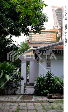 Wat Nangchi, Chruch in Buddhism and garden Wat Nangchi, Chruch in Buddhism and garden 107543040