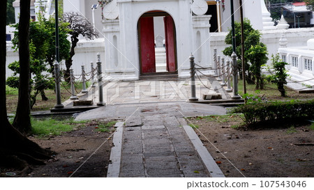 Wat Nangchi, Chruch in Buddhism and garden Wat Nangchi, Chruch in Buddhism and garden 107543046