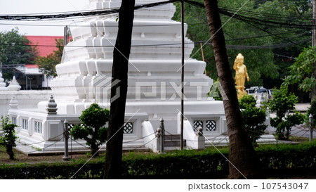 Wat Nangchi, Chruch in Buddhism and garden Wat Nangchi, Chruch in Buddhism and garden 107543047