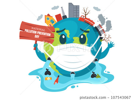 National Pollution Prevention Day Vector Illustration on 2 December for Awareness Campaign Factory, Forest or Vehicle Problems in Cartoon Background National Pollution Prevention Day Vector Illustration on 2 December for Awareness Campaign Factory, Forest or Vehicle Problems in Cartoon Background 107543067