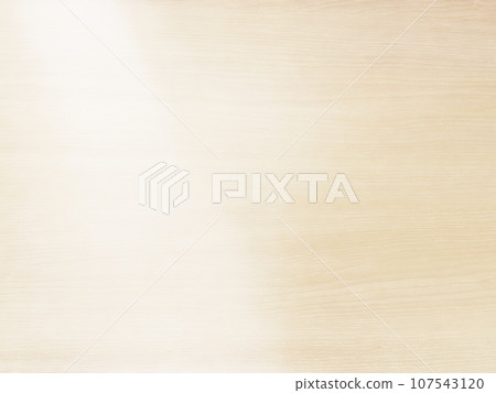 A background image of a delicate, bright, pale white wood-grained desk top with light shining diagonally from the upper left. 107543120