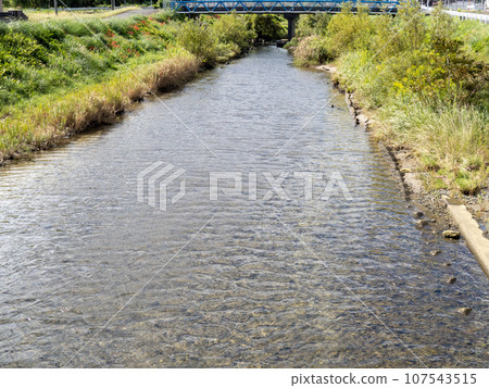Sekiya River. Takahama Town, Oi District, Fukui Prefecture. Sekiya River. Takahama Town, Oi District, Fukui Prefecture. 107543515