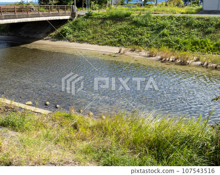 Sekiya River. Takahama Town, Oi District, Fukui Prefecture. Sekiya River. Takahama Town, Oi District, Fukui Prefecture. 107543516