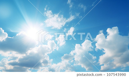 Sky and the sun 107543990