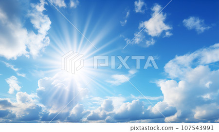 Sky and the sun Sky and the sun 107543991