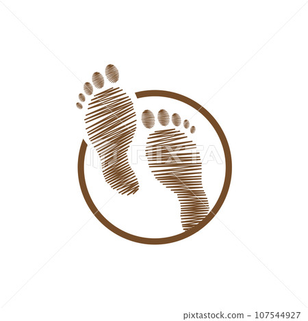 Foot Care Logo Design Health Illustration Woman Pedicure Salon Vector Foot Care Logo Design Health Illustration Woman Pedicure Salon Vector 107544927