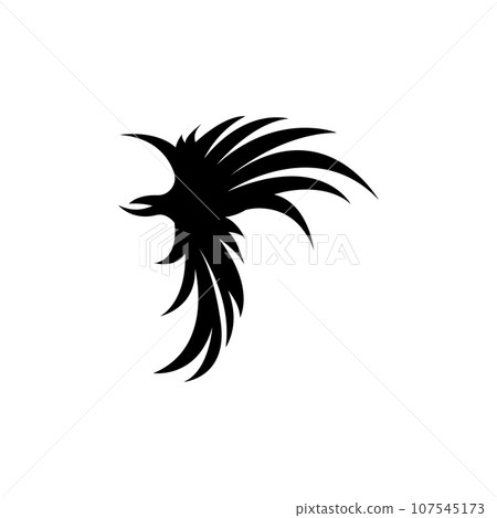 Wing Logo Design, Vector Eagle Falcon Wings, Beauty Flying Bird, Illustration Symbol 107545173