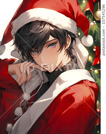Man in Santa cosplay (AI generated image) Man in Santa cosplay (AI generated image) 107545296