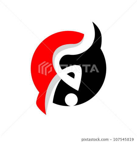 R Letter Logo Design, Vector Symbol Illustration, Alphabet Brand Logotype Design 107545819