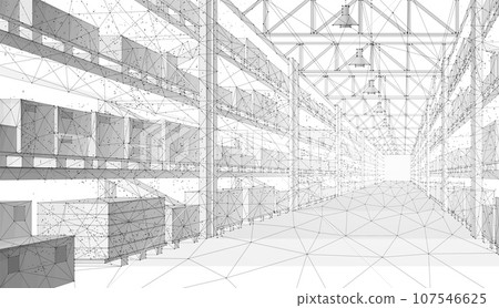 Digital warehouse. 107546625