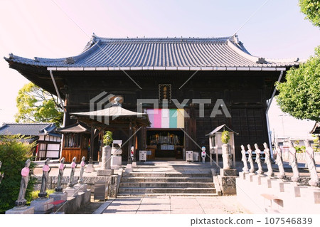 [Tadotsu Town, Shikoku 88 Temple Pilgrimage, Sanuki, 77th Temple “Doryuji” Main Hall] 107546839